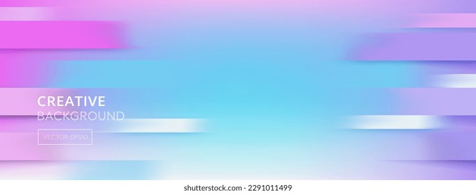 Light blue purple gradient banner background for social media cover, poster and more