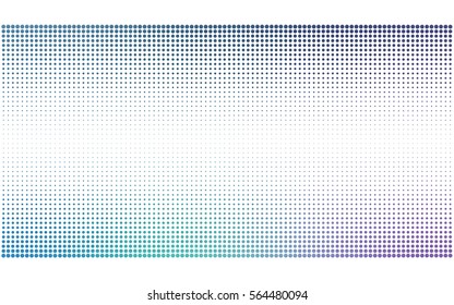 Light Blue, purple vector banners set of circles, spheres. Abstract spots. Art Background of bubbles in halftone style with colored gradient.