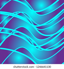Light BLUE and PURPLE vector template with repeated sticks. Lines on blurred abstract background with gradient. The pattern can be used for busines ad, booklets, leaflets