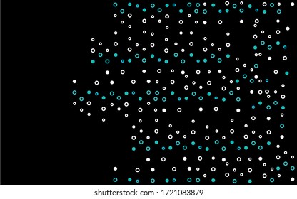 Light Blue, Purple vector template with circles. Glitter abstract illustration with blurred drops of rain. Pattern for beautiful websites.