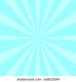 light blue radial stripes vector square abstract background 