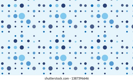 Light Blue Random Scattered Dots Pattern