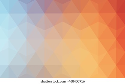 Light blue, red abstract mosaic pattern. Creative illustration in halftone style with gradient. A new texture for your design. Light blue, red abstract mosaic pattern. Creative illustration in halftone style with gradient. A new texture for your design.