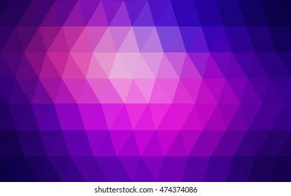 Light blue, red abstract mosaic template. Colorful illustration in abstract style with gradient. Brand-new design for your business.