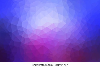 Light blue, red abstract mosaic template. Creative geometric illustration in Origami style with gradient. The polygonal design can be used for your web site.