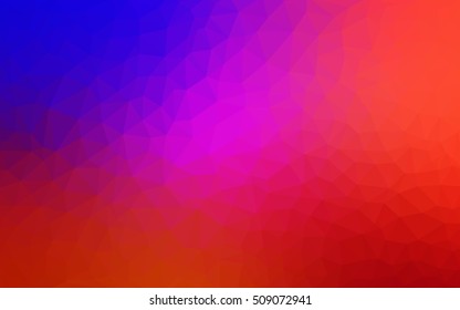Light blue, red abstract mosaic background. Glitter abstract illustration with an elegant design. A completely new design for your business.