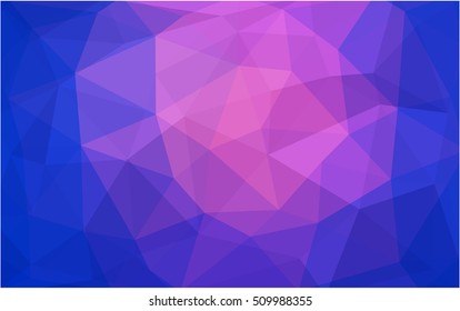 Light blue, red abstract mosaic template. Colorful illustration in abstract style with gradient. The best triangular design for your business.