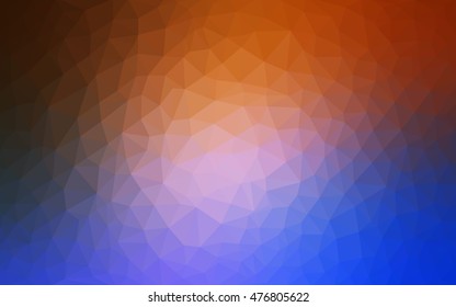 Light blue, red abstract polygonal pattern. Colorful illustration in abstract style with gradient. Triangular pattern for your business design.