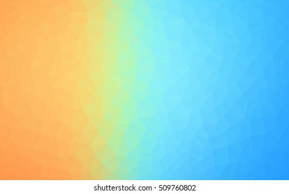 Light blue, red abstract polygonal template. A vague abstract illustration with gradient. The completely new template can be used for your brand book.