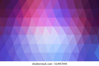Light blue, red abstract polygonal template. A sample with polygonal shapes. The polygonal design can be used for your web site.