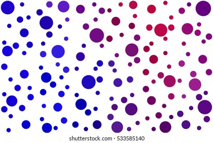 Light Blue Red abstract seamless pattern with circles. Geometry pattern for fabric. Textile background. Stock vector.
