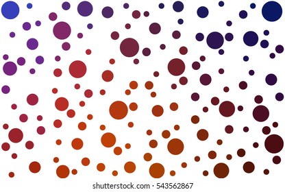 Light Blue Red abstract seamless pattern with circles. Geometry pattern for fabric. Textile background. Stock vector.
