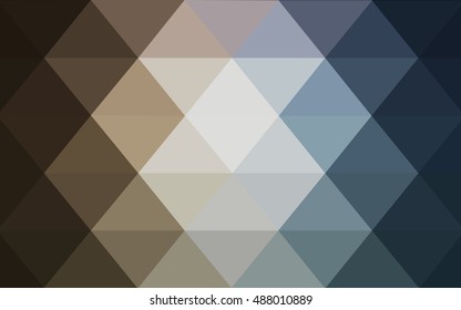 Light blue, red blurry triangle background. Creative geometric illustration in Origami style with gradient. Triangular pattern for your business design.
