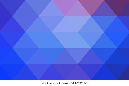 Light blue, red blurry triangle pattern. Glitter abstract illustration with an elegant design. The textured pattern can be used for background.