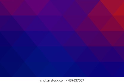 Light blue, red polygon abstract pattern. A sample with polygonal shapes. The completely new template can be used for your brand book.
