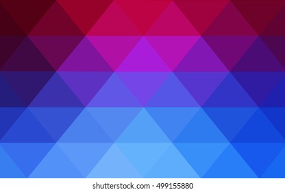 Light blue, red polygon abstract pattern. A sample with polygonal shapes. The completely new template can be used for your brand book.