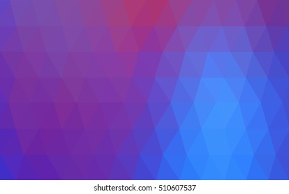 Light blue, red polygon abstract background. Colorful illustration in abstract style with gradient. The completely new template can be used for your brand book.