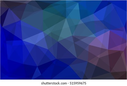 Light blue, red polygon abstract pattern. Shining colored illustration in a brand-new style. Brand-new design for your business.