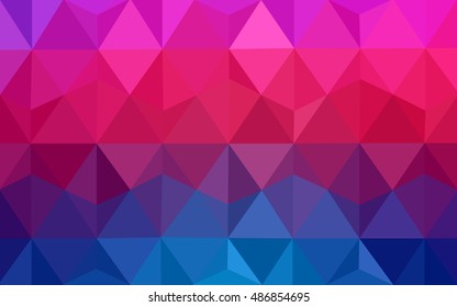 Light blue, red polygonal background. Brand-new colored illustration in blurry style with gradient. The template can be used as a background for cell phones.