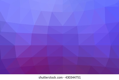 Light blue, red polygonal illustration, which consist of triangles. Triangular design for your business. Geometric background in Origami style with gradient.