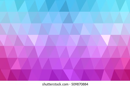 Light blue, red polygonal template. A vague abstract illustration with gradient. Brand-new design for your business.