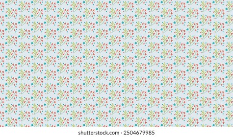 light blue red seamless pattern, geomatric shapes