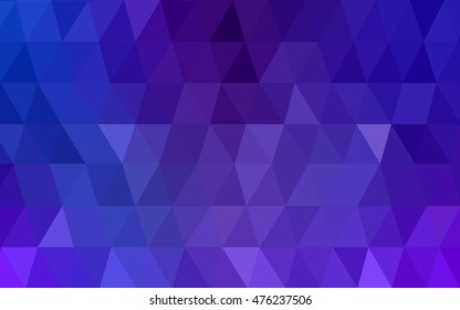 Light blue, red triangle mosaic background. Glitter abstract illustration with an elegant design. Brand-new design for your business.