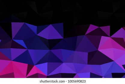 Light Blue, Red vector abstract mosaic background. Creative illustration in halftone style with gradient. The completely new template can be used for your brand book.