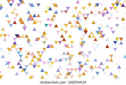 Light Blue, Red vector abstract polygonal pattern. Modern geometrical abstract illustration with gradient. The textured pattern can be used for background.