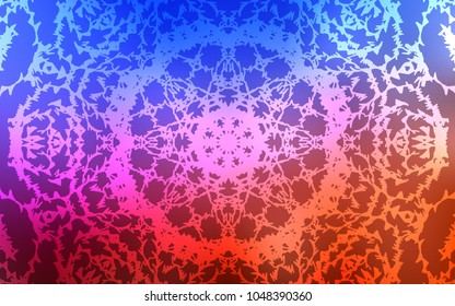 Light Blue, Red vector abstract doodle pattern. Glitter abstract illustration with doodles and lines drawn by child. The elegant pattern can be used as a part of a brand book.