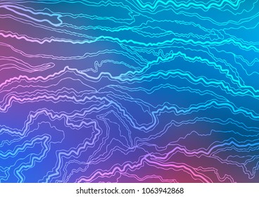 Light Blue, Red vector abstract doodle background. Blurred decorative design in Indian style with Zen tangles. The pattern can be used for wallpapers and coloring books.