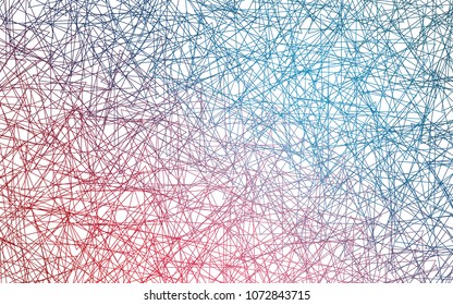 Light Blue, Red vector abstract colorful background, which consist of triangles. Pattern with colored triangles on white background.