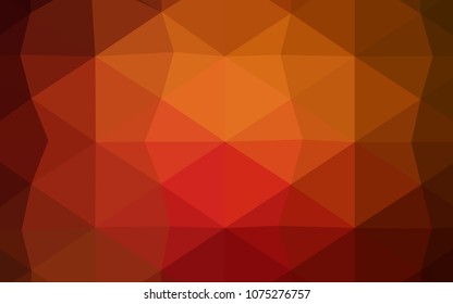 Light Blue, Red vector abstract polygonal pattern. A sample with polygonal shapes. Brand-new design for your business.