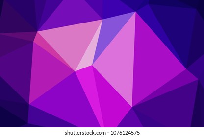 Light Blue, Red vector abstract mosaic backdrop. Colorful illustration in polygonal style with gradient. Brand-new design for your business.