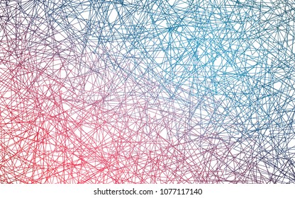 Light Blue, Red vector abstract colorful background, which consist of triangles. Pattern with colored triangles on white background.