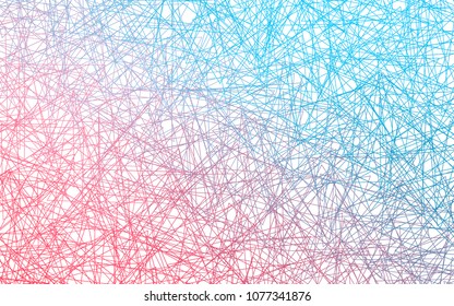 Light Blue, Red vector abstract colorful background, which consist of triangles. Pattern with colored triangles on white background.