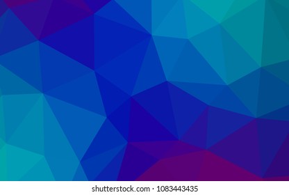 Light Blue, Red vector abstract mosaic background. Creative geometric illustration in Origami style with gradient. A new texture for your web site.
