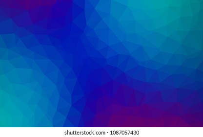 Light Blue, Red vector abstract polygonal pattern. Shining colorful illustration with triangles. Pattern for a brand book's backdrop.