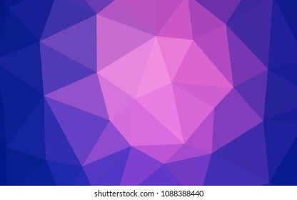 Light Blue, Red vector abstract mosaic pattern. Colorful illustration in polygonal style with gradient. New template for your brand book.