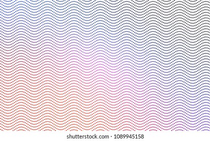 Light Blue, Red vector abstract pattern with circles. Geometry template for your business design. Background with colored spheres.