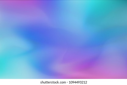 Light Blue, Red vector abstract blurred layout. Glitter abstract illustration with an elegant design. The blurred design can be used for your web site.
