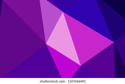 Light Blue, Red vector abstract mosaic pattern. A completely new color illustration in a polygonal style. Brand new style for your business design.