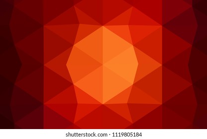 Light Blue, Red vector abstract mosaic backdrop. Triangular geometric sample with gradient.  The template for cell phone's backgrounds.