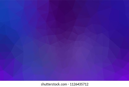 Light Blue, Red vector abstract mosaic pattern. Geometric illustration in Origami style with gradient.  A new texture for your web site.