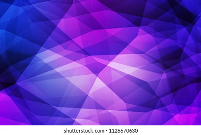 Light Blue, Red vector abstract polygonal template. A sample with polygonal shapes. Template for cell phone's backgrounds.