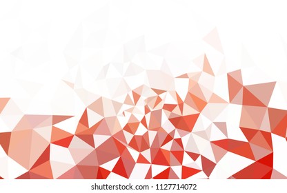 Light Blue, Red vector abstract mosaic pattern. Elegant bright polygonal illustration with gradient. Template for cell phone's backgrounds.