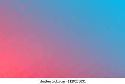 Light Blue, Red vector abstract polygonal texture. Colorful abstract illustration with gradient. The polygonal design can be used for your web site.