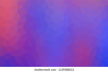 Light Blue, Red vector abstract mosaic pattern. Glitter abstract illustration with an elegant triangles. Textured pattern for your backgrounds.