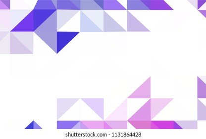 Light Blue, Red vector abstract mosaic backdrop. A completely new color illustration in a polygonal style. New template for your brand book.