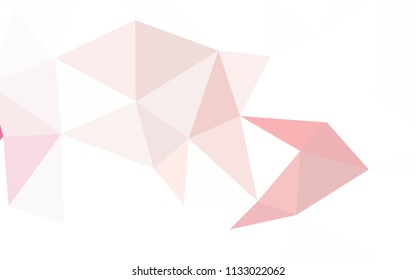 Light Blue, Red vector abstract mosaic pattern. Colorful abstract illustration with triangles. A completely new design for your leaflet.